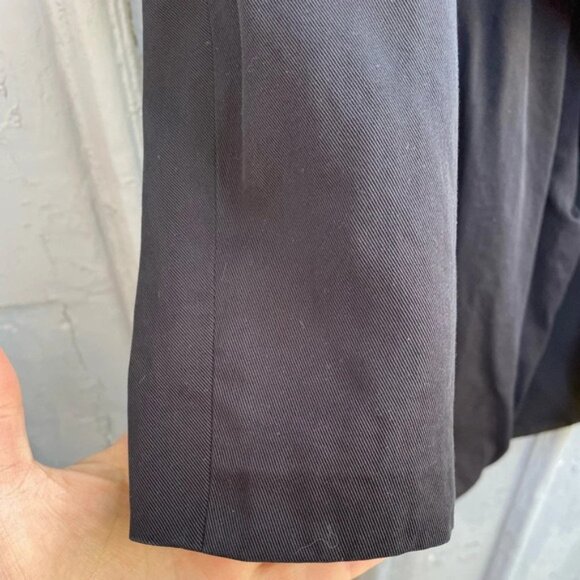 ALLSAINTS Hace Black Trench coat, size 8 - Picture 6 of 14